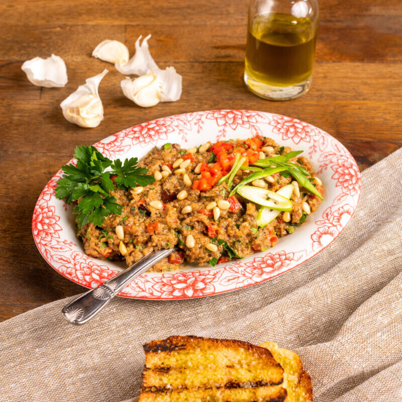 Greek Eggplant Salad (Baba Ganoush)