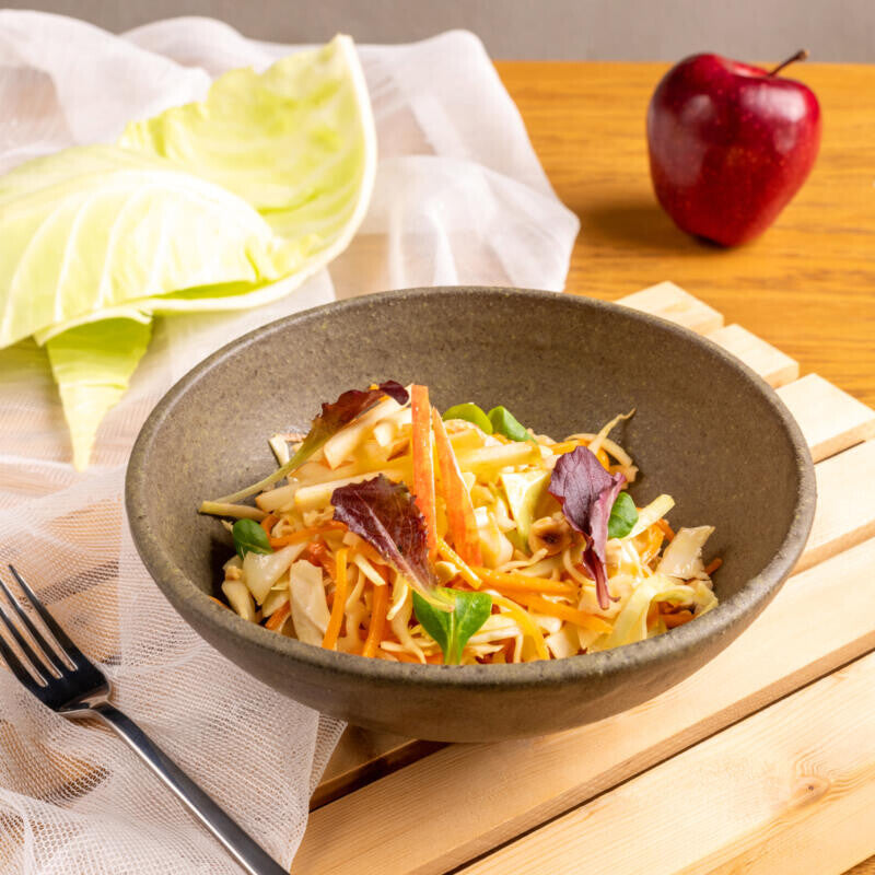 Greek Cabbage and Carrot Salad (Politiki salad)