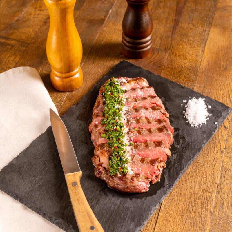 Veal Tagliata with Chimichurri Sauce