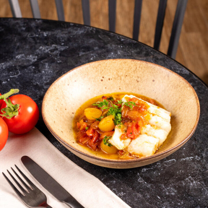 Cod “Tsiladia” (with Olive Oil and Tomato)
