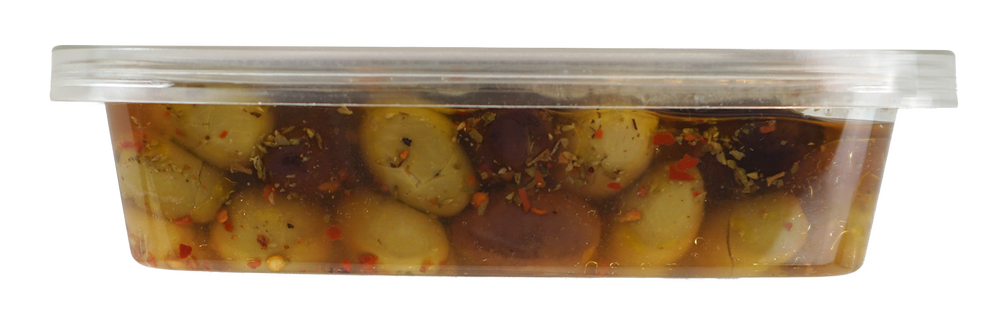 
                  
                    Cracked Green Olives 250g Container
                  
                