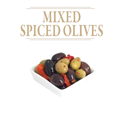 
                  
                    Kalamata/Green Mixed Spiced Olives 250g Container
                  
                